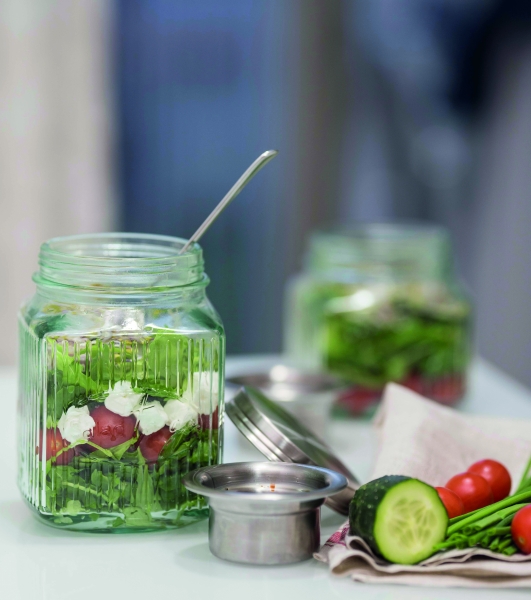 Salad to go, Vorratsglas